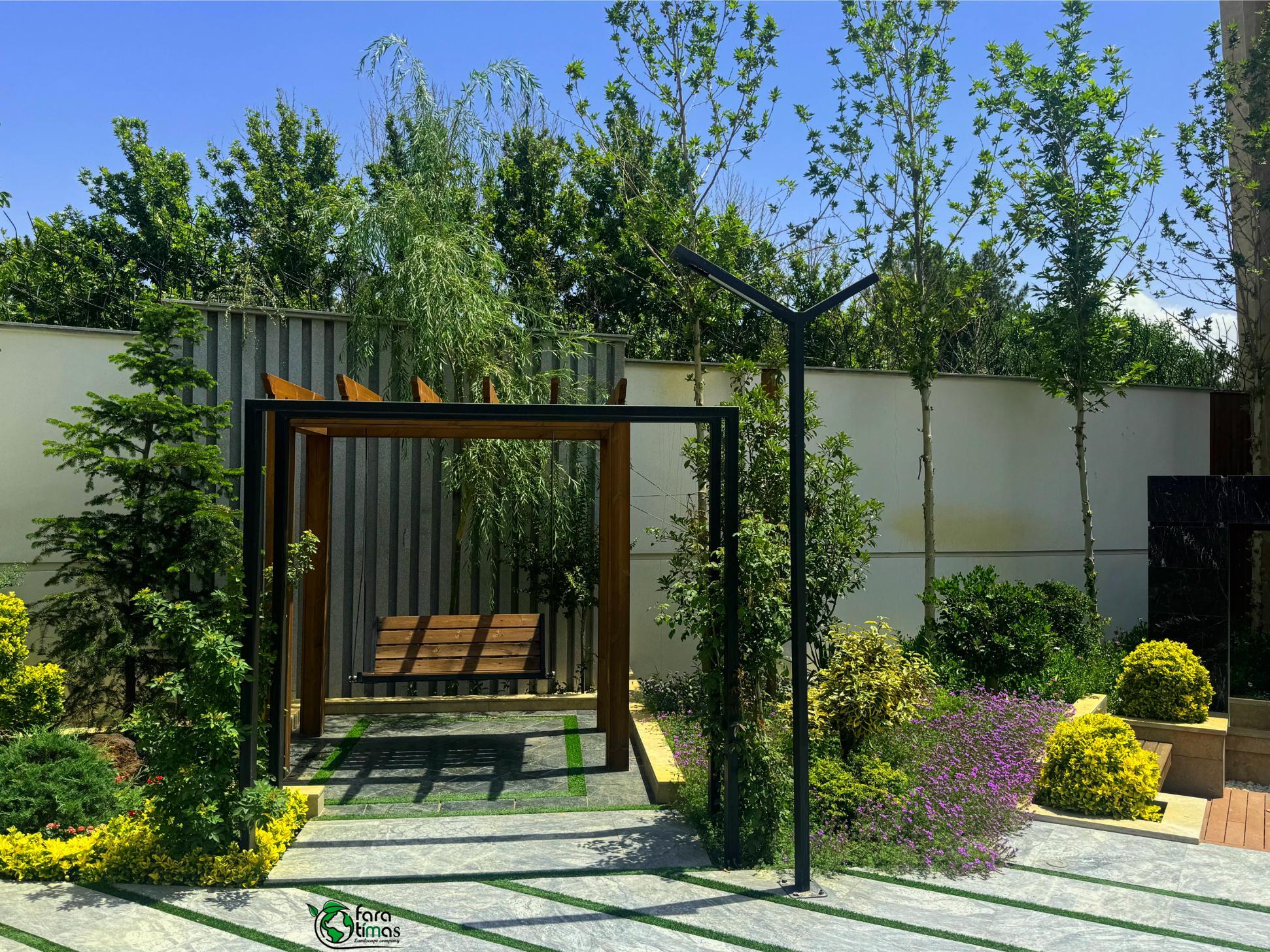 طراحی و اجرای فضای سبز مدرن /اجرای تخصصی فضای سبز/اجرای منظر /اجرای فضای سبز مدرن/اجرای فضای سبز ویلا/اجرای فضای سبز باغ بام